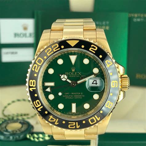 rolex gmt oro verde|rolex gmt master watch.